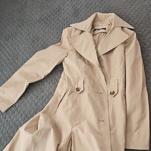 DKNY Classic Beige Trench Coat
